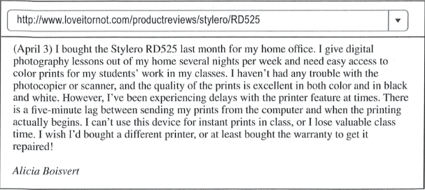 What is indicated about the Stylero RD525? A. It requires Stylero brand ink B. It can function as a photocopier  C. It was sold at a discount for a month D. It will be discontinued after March 15 (ảnh 2)